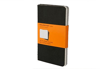 Black Moleskine Notebook (Set of 3)